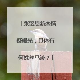 张铭恩新恋情疑曝光，具体有何蛛丝马迹？