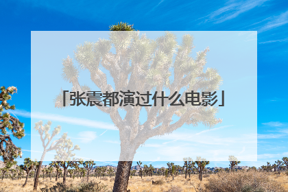 张震都演过什么电影