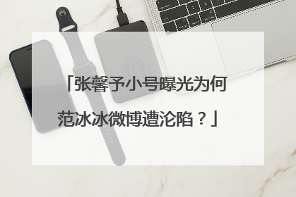 张馨予小号曝光为何范冰冰微博遭沦陷？