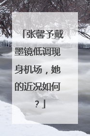 张馨予戴墨镜低调现身机场,她的近况如何?