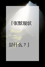 张默现状是什么？