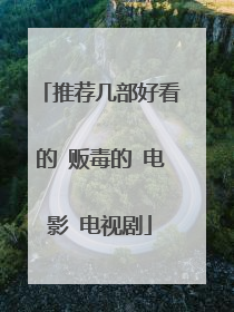 推荐几部好看的 贩毒的 电影 电视剧