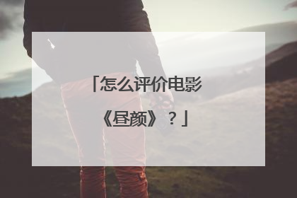 怎么评价电影《昼颜》?