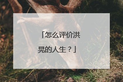 怎么评价洪晃的人生？