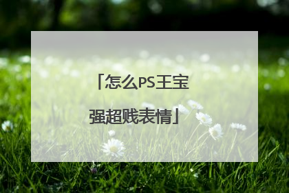 怎么PS王宝强超贱表情