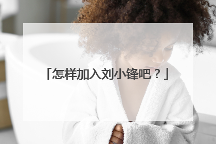 怎样加入刘小锋吧?