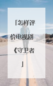 怎样评价电视剧《守卫者