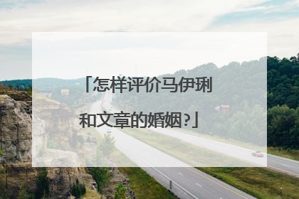 怎样评价马伊琍和文章的婚姻?