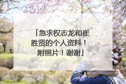 急求权志龙和崔胜贤的个人资料! 附照片!谢谢