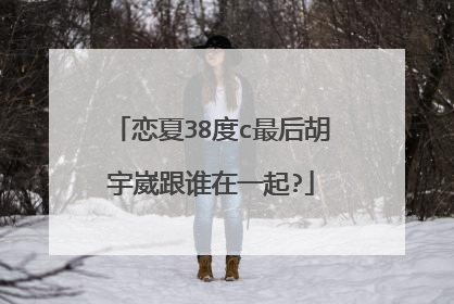 恋夏38度c最后胡宇崴跟谁在一起?