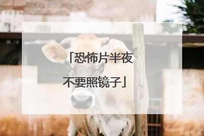 恐怖片半夜不要照镜子