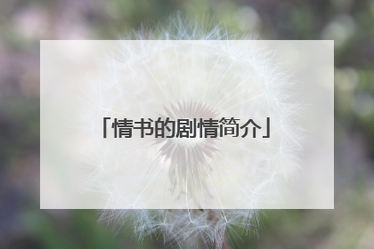 情书的剧情简介