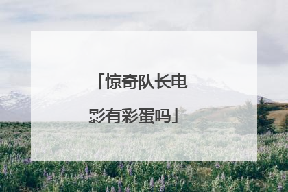 惊奇队长电影有彩蛋吗