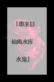 惠来县仙庵水库水鬼