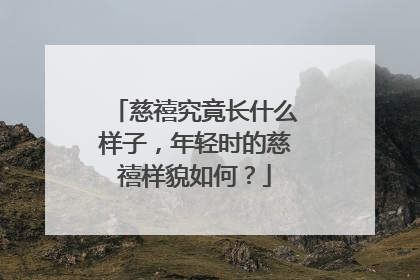 慈禧究竟长什么样子，年轻时的慈禧样貌如何？