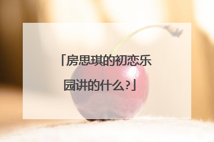 房思琪的初恋乐园讲的什么?