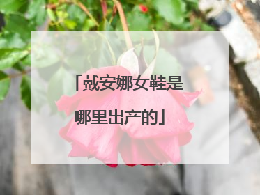 戴安娜女鞋是哪里出产的