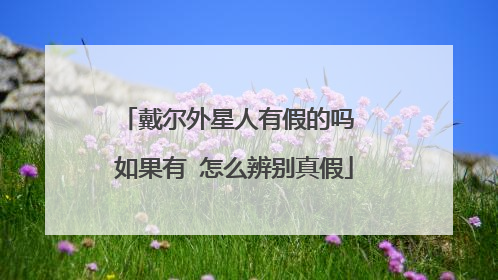 戴尔外星人有假的吗 如果有 怎么辨别真假