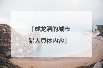 成龙演的城市猎人具体内容