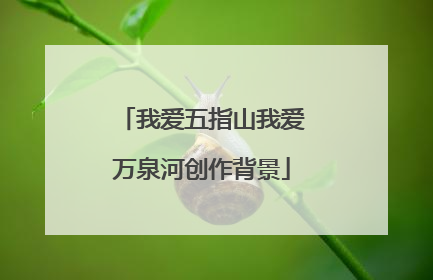 我爱五指山我爱万泉河创作背景