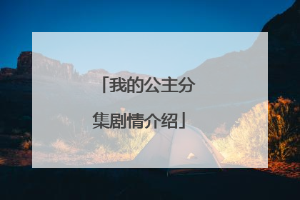 我的公主分集剧情介绍