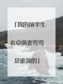 我的前半生老卓前妻莺莺是谁演的