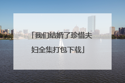 我们结婚了珍惜夫妇全集打包下载
