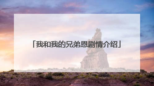 我和我的兄弟恩剧情介绍