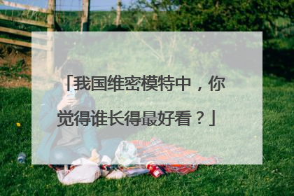 我国维密模特中，你觉得谁长得最好看？