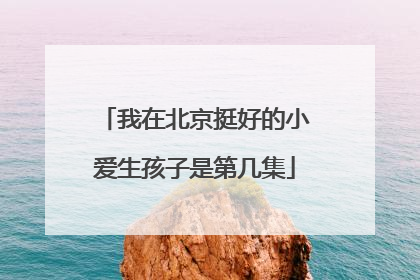 我在北京挺好的小爱生孩子是第几集