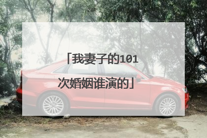 我妻子的101次婚姻谁演的