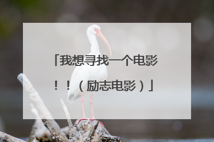 我想寻找一个电影！！（励志电影）