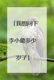 我想问下李小璐多少岁了