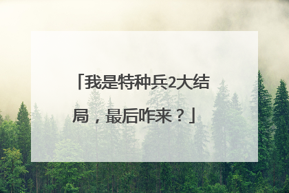 我是特种兵2大结局，最后咋来？