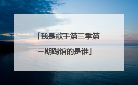 我是歌手第三季第三期踢馆的是谁