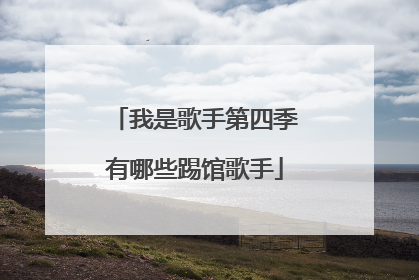 我是歌手第四季有哪些踢馆歌手