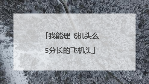 我能理飞机头么 5分长的飞机头