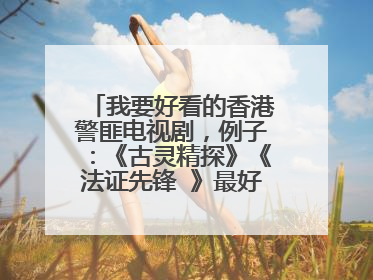 我要好看的香港警匪电视剧,例子:《古灵精探》《法证先锋 》最好要有简历,越多越好!!谢谢各位