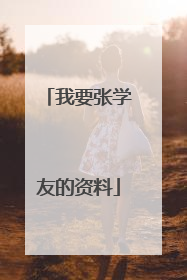 我要张学友的资料