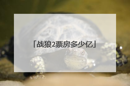 战狼2票房多少亿