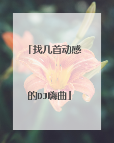找几首动感的DJ嗨曲