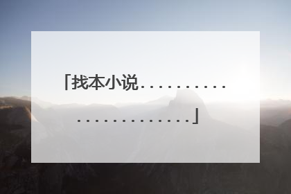 找本小说.......................