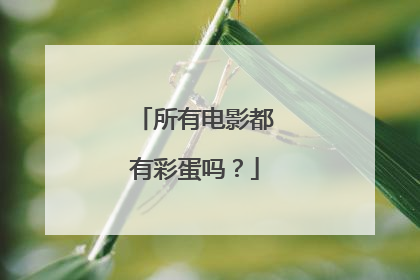 所有电影都有彩蛋吗？