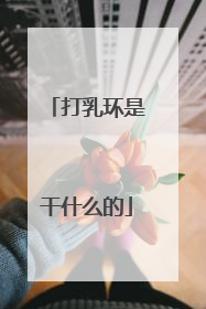 打乳环是干什么的