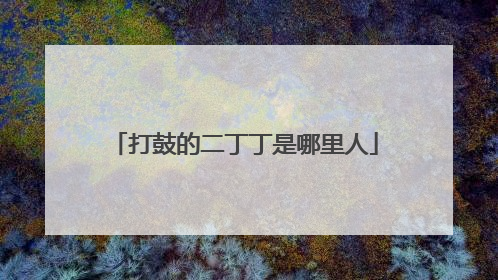 打鼓的二丁丁是哪里人