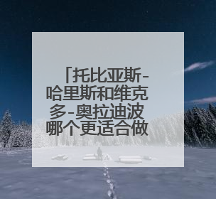 托比亚斯-哈里斯和维克多-奥拉迪波哪个更适合做魔术的建队核心