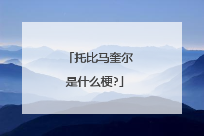 托比马奎尔是什么梗?