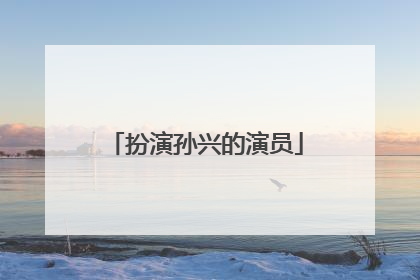 扮演孙兴的演员