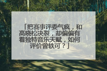 把赛事评委气疯，和高晓松决裂，却偏偏有着独特音乐天赋，如何评价曾轶可？
