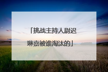 挑战主持人尉迟琳嘉被谁淘汰的